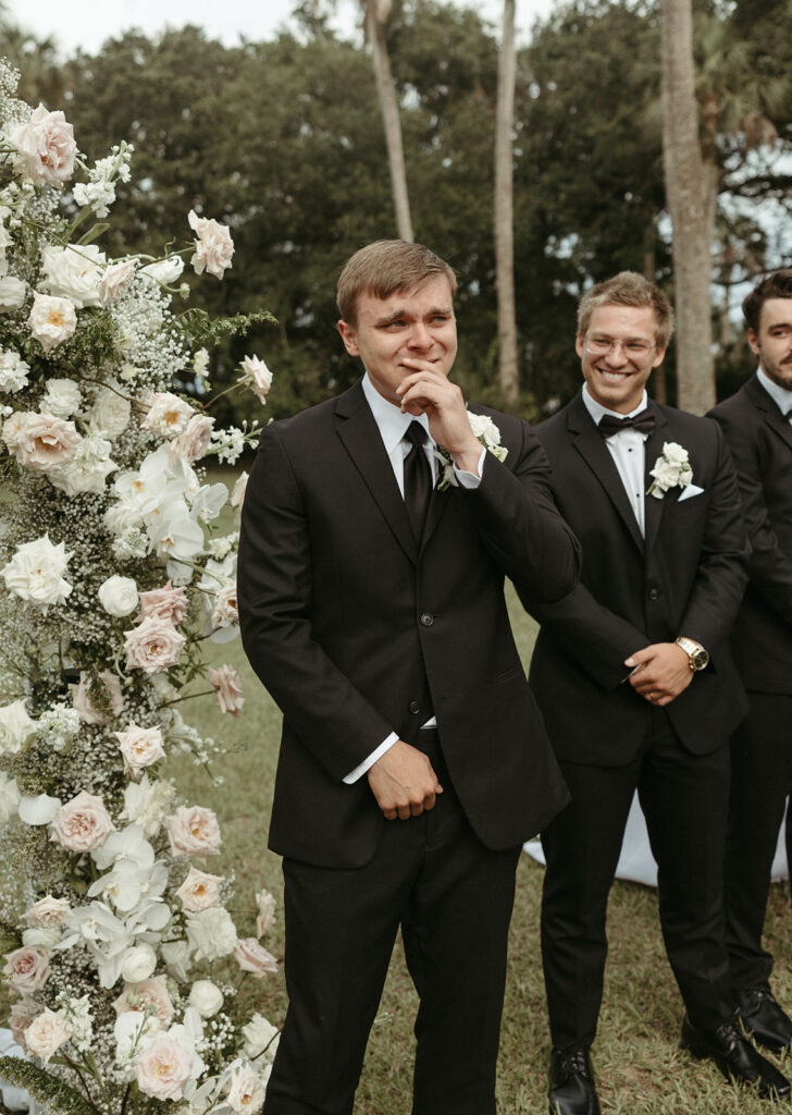 Groom Bride Reaction Photography